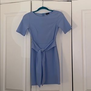 Baby Blue Fitted Mini Dress Size Small